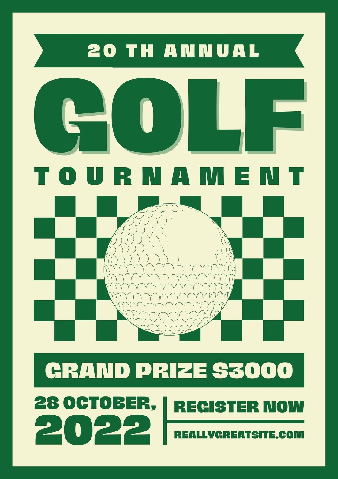 Free Customizable Golf Tournament Flyer Templates Canva