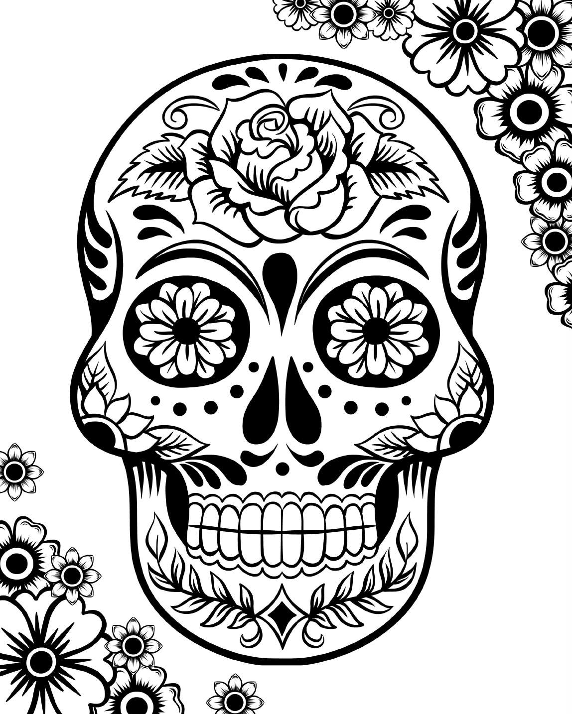 Free Day Of The Dead Printables Printable Party Favors