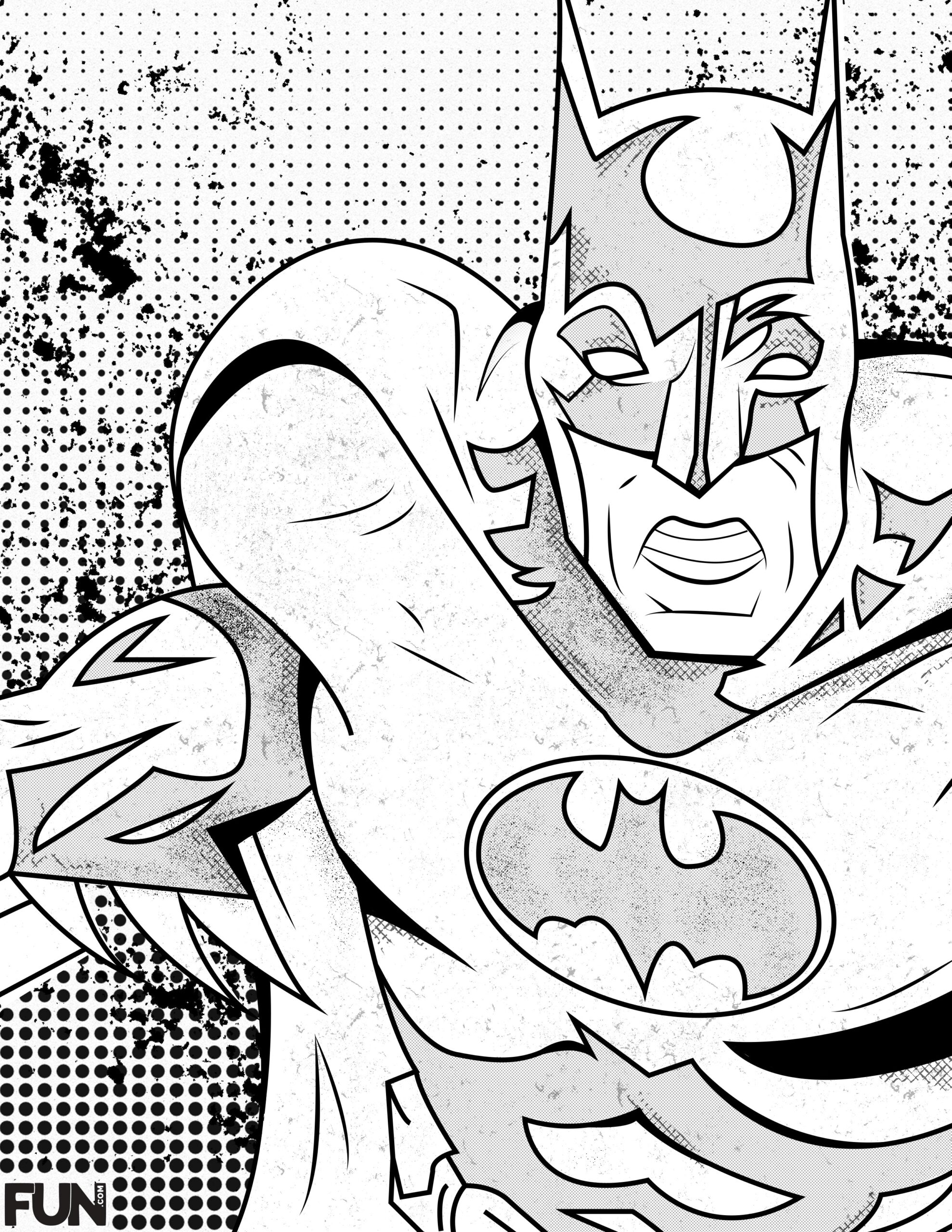 Free DC Comics Coloring Pages Printables FUN Blog