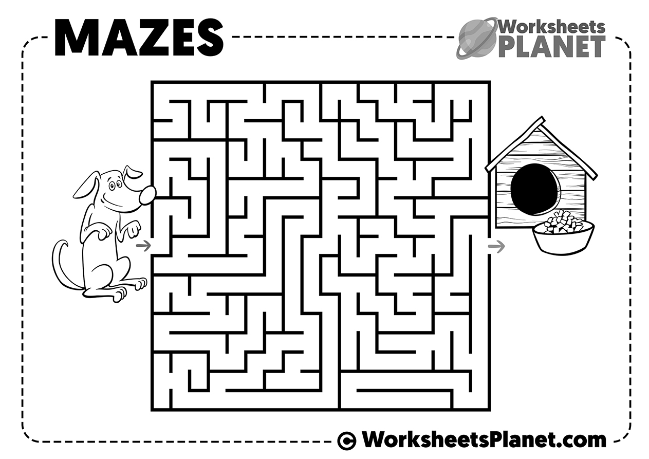 Mazes To Print For Free