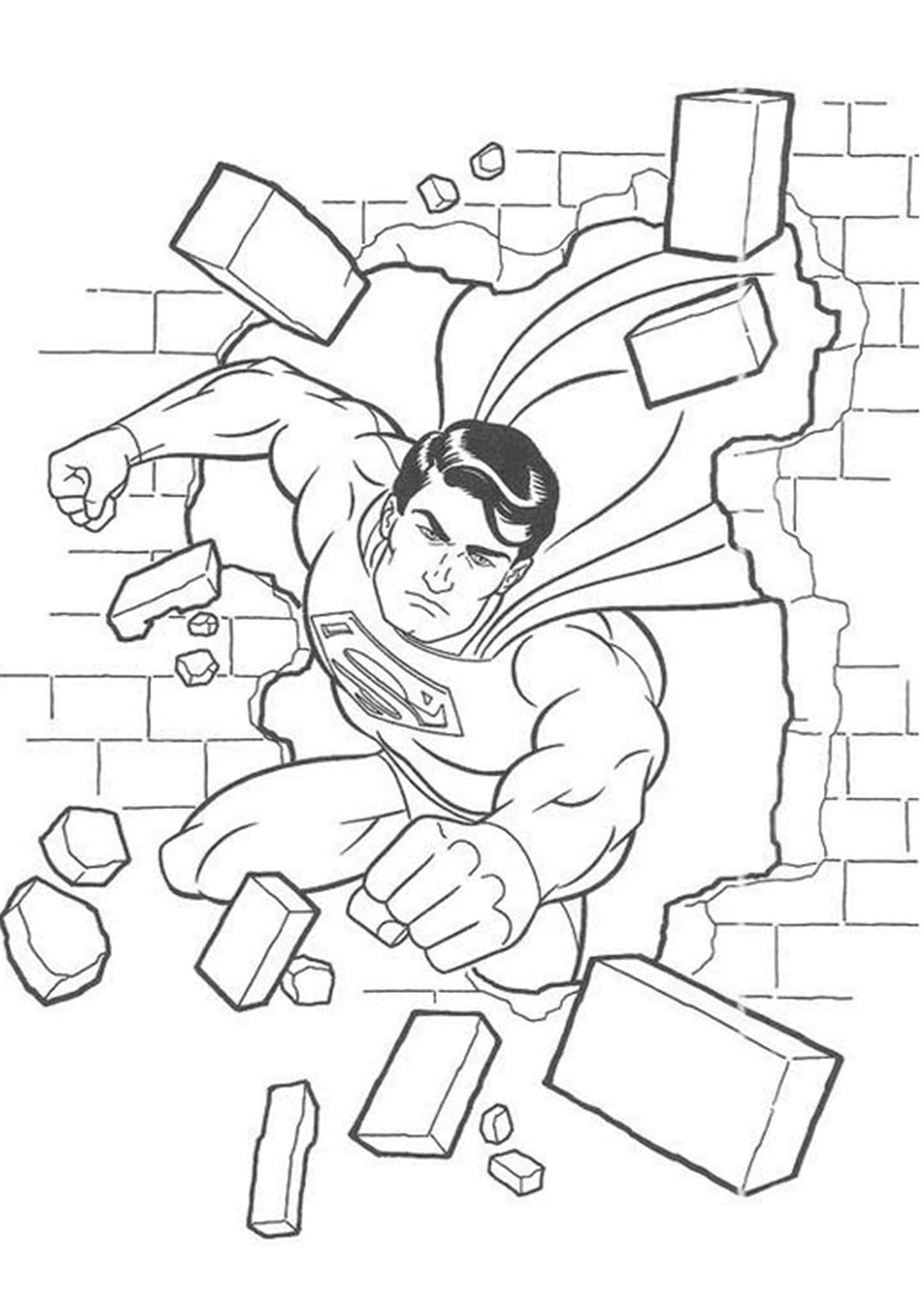 superman colouring in pages superman colouring in pages