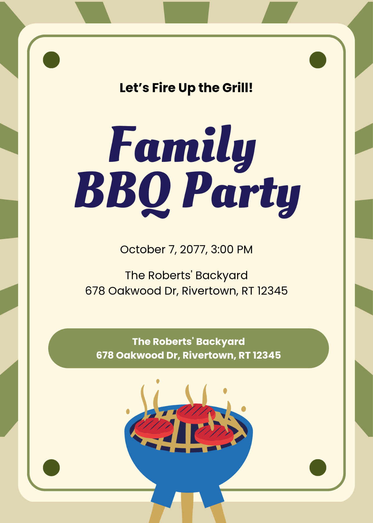 free bbq invitation template word