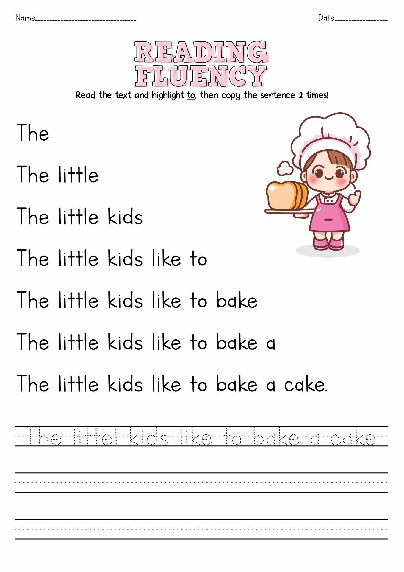 reading worksheets for 1st grade