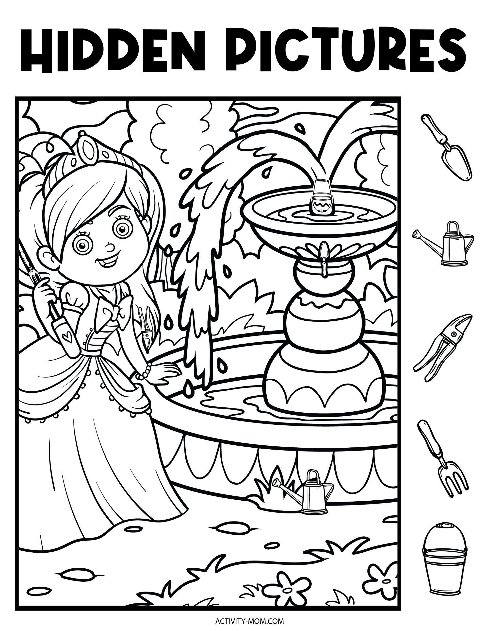 hidden pictures to print