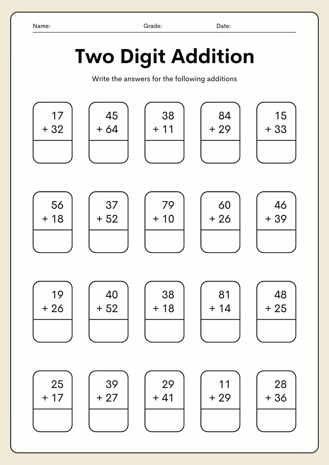 Free Worksheets For 2nd Grade