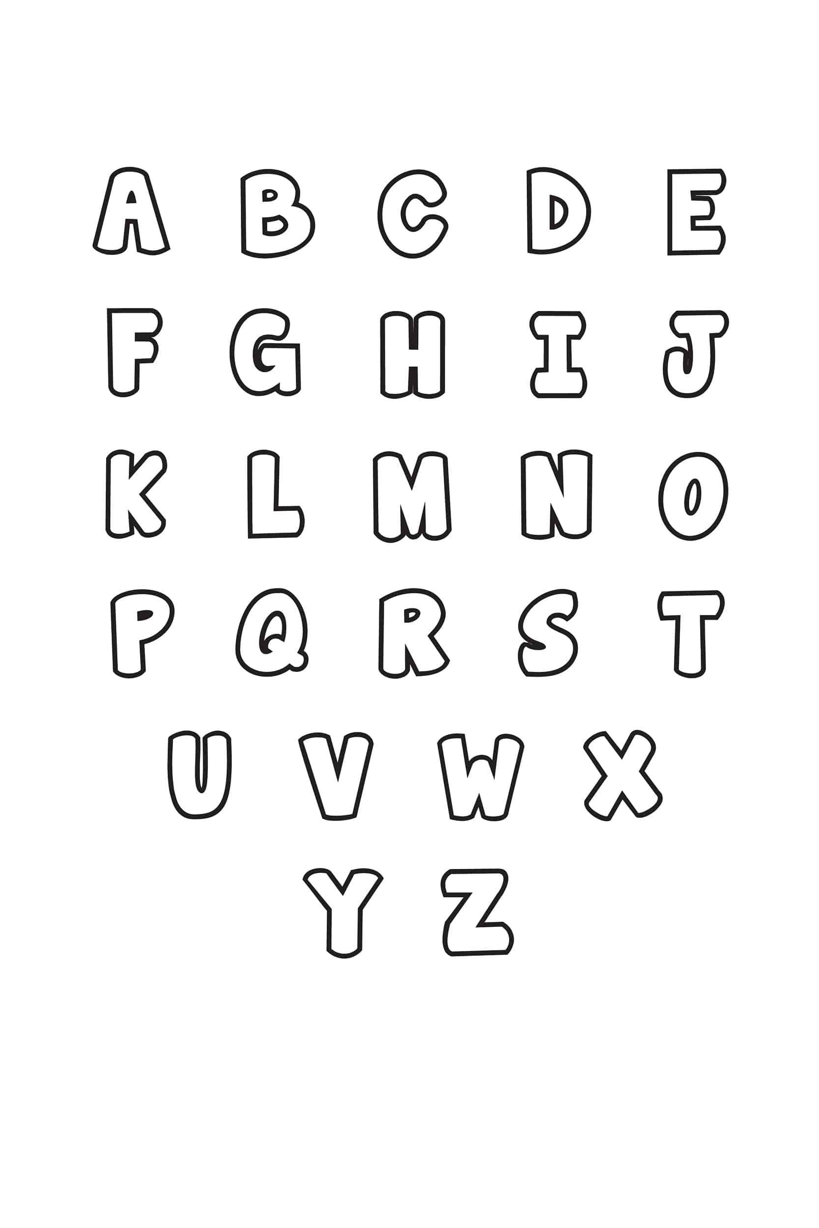 Free Letter Stencils To Print Out