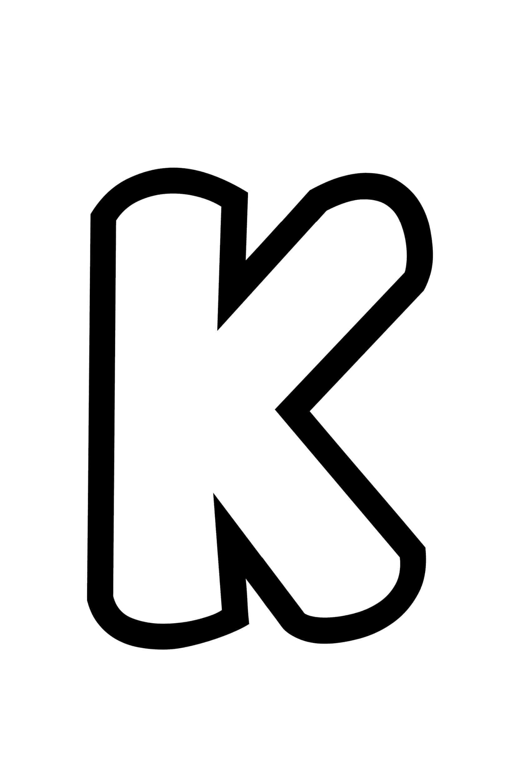 Letter K Printable
