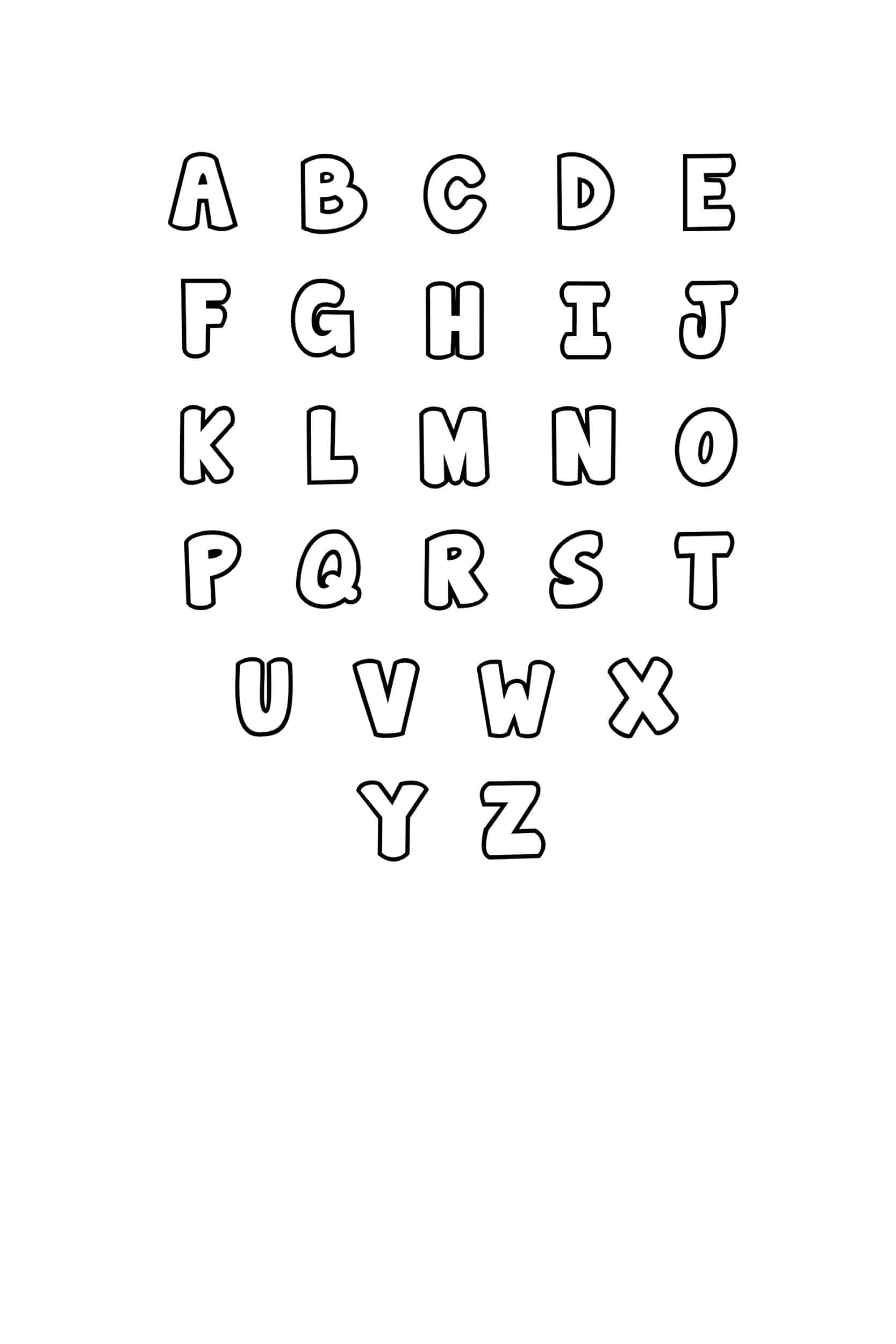 Free Printable Letter Stencils To Print