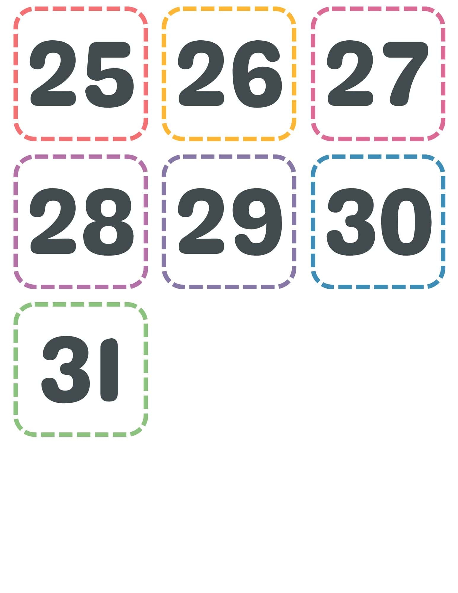free printable numbers free printable numbers