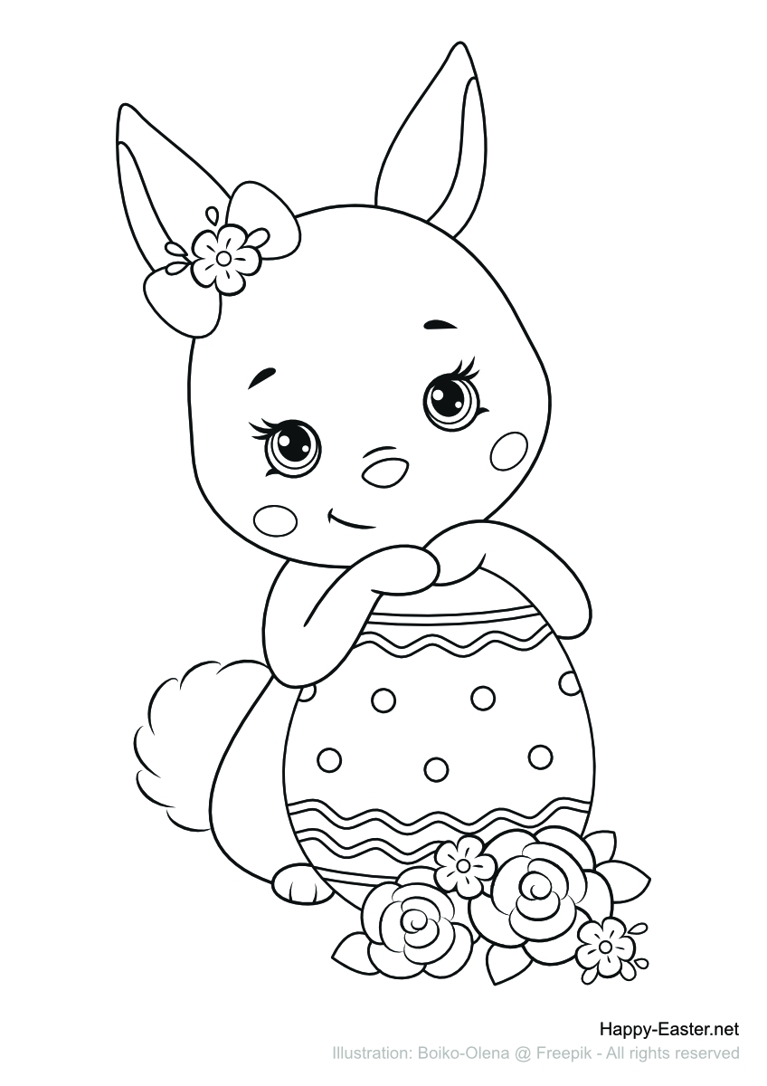 easter bunny printable pictures