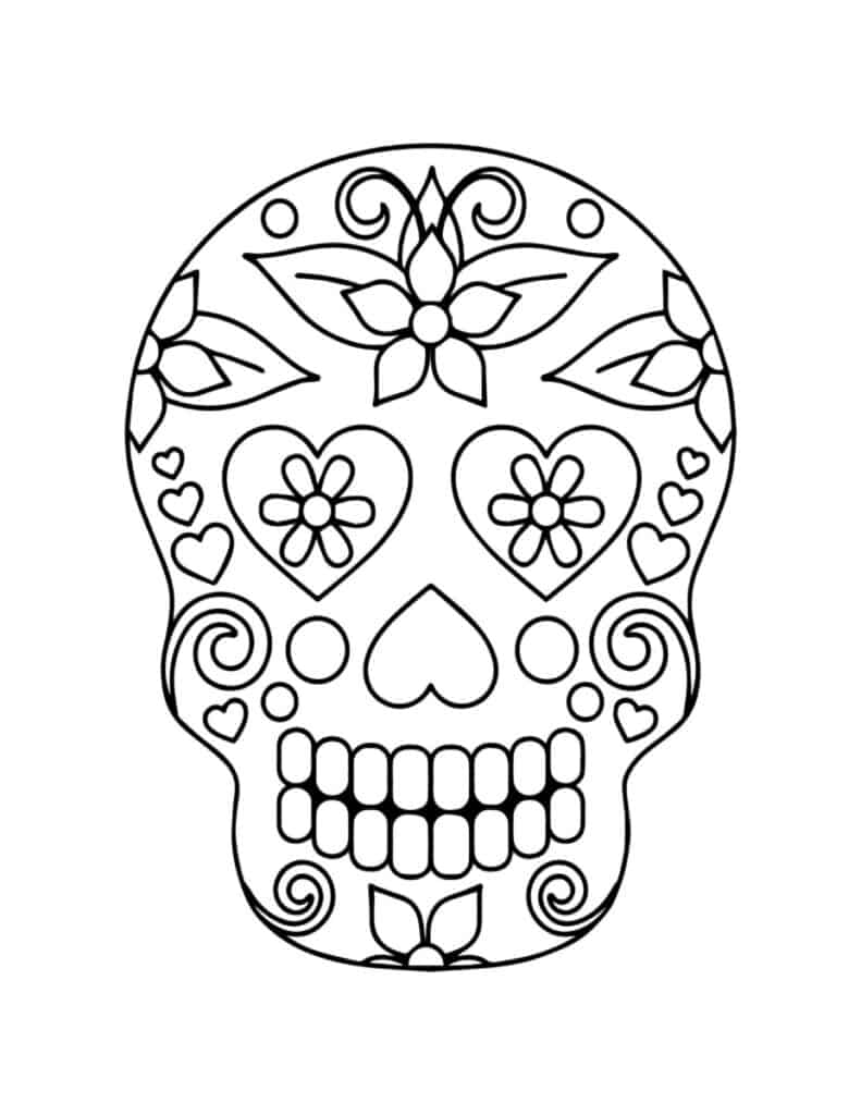 Day Of The Dead Printable