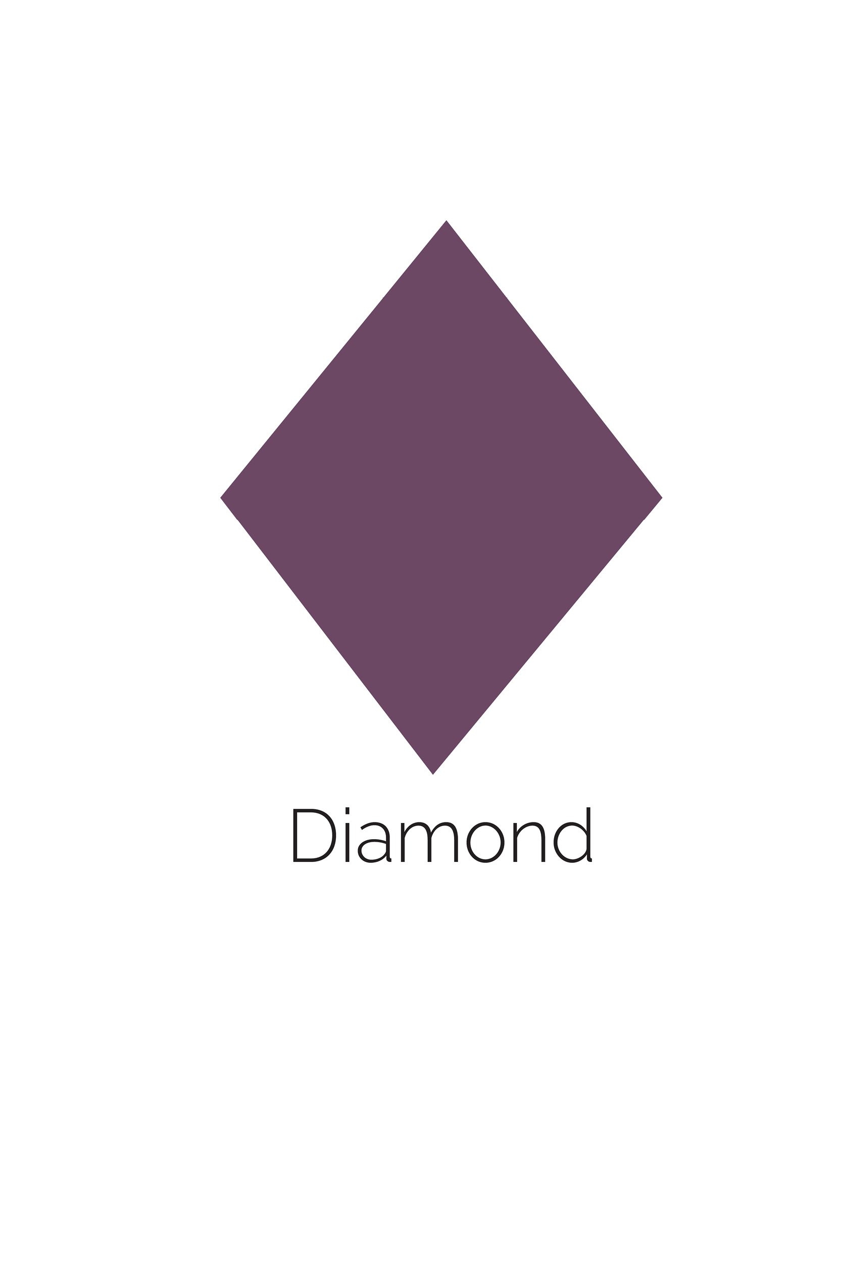 printable diamond shapes