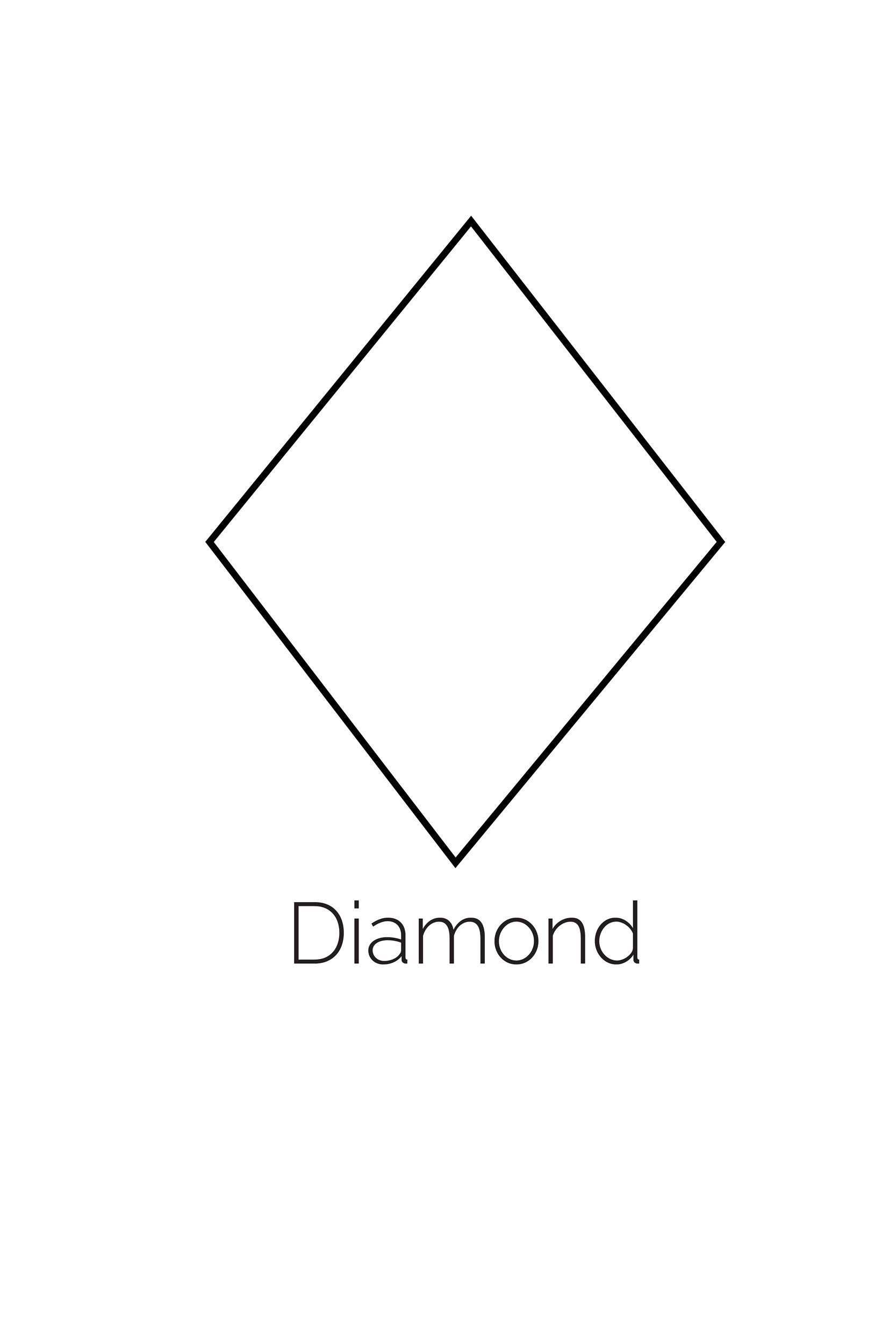Printable Diamond Shapes
