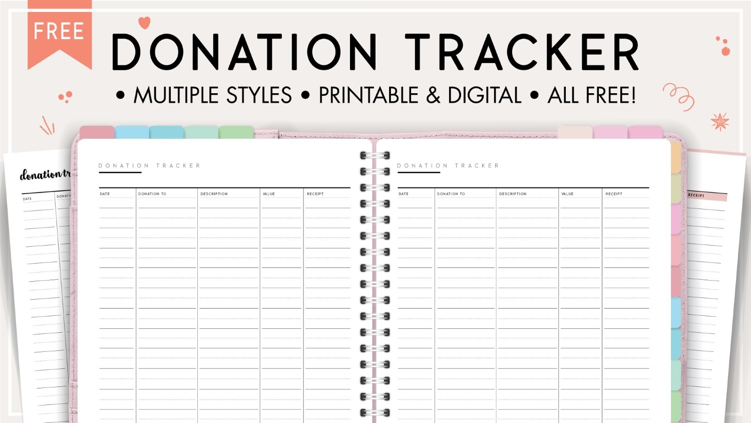 Donation Tracker Template