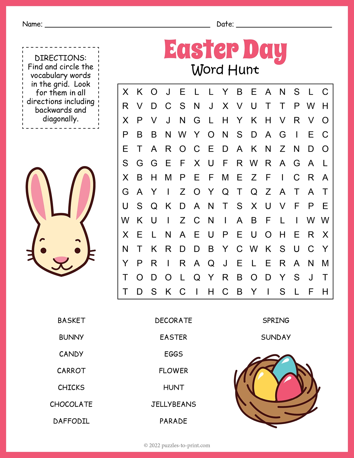 easter word searches to print