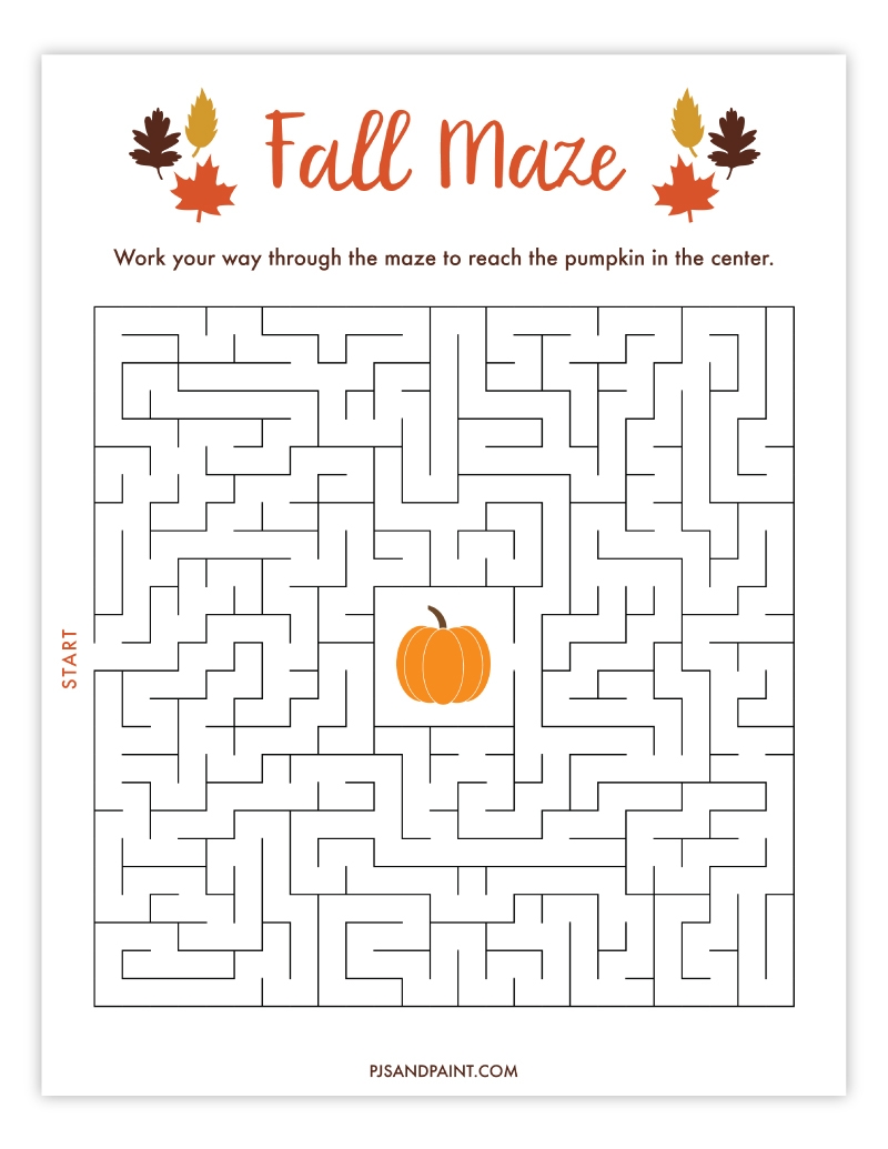 mazes to print for free