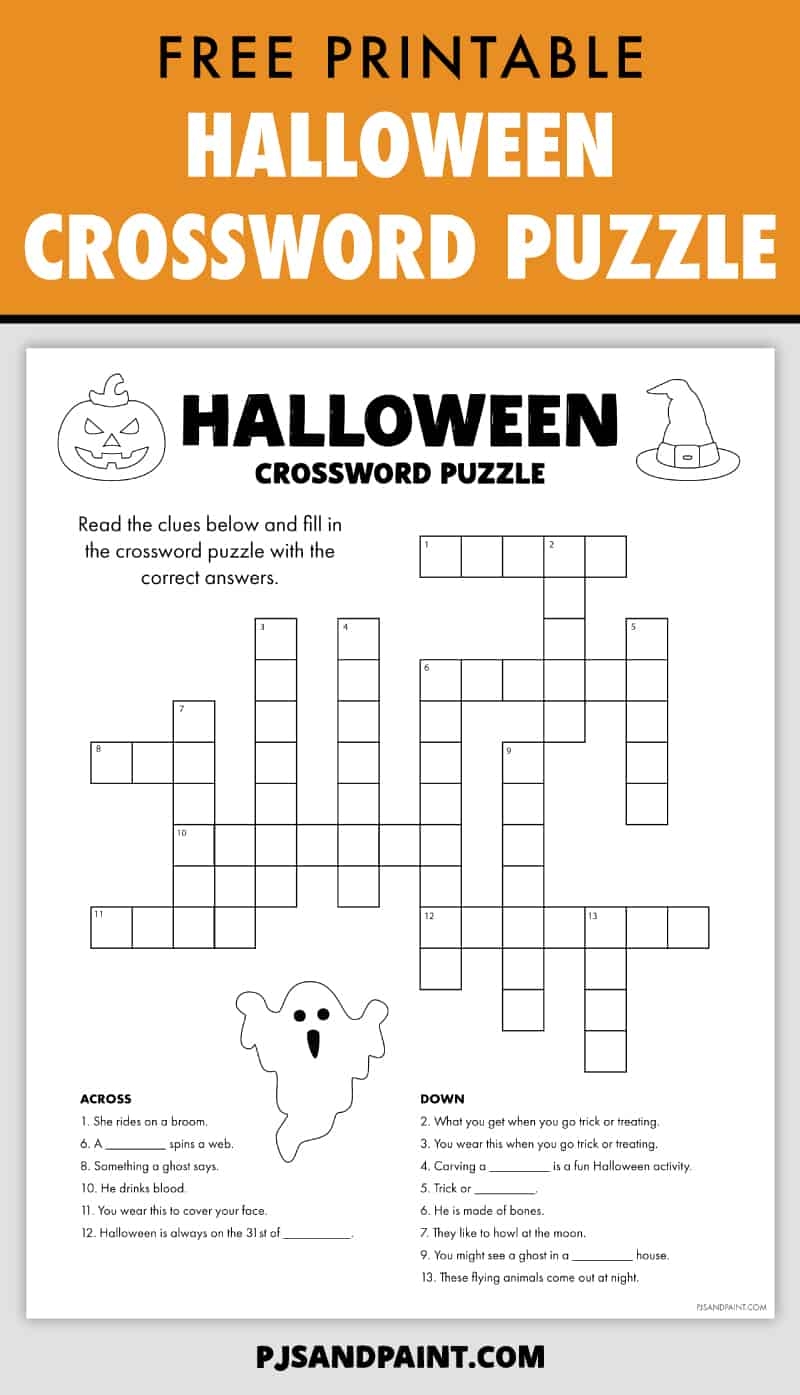 crossword puzzles free printable kids