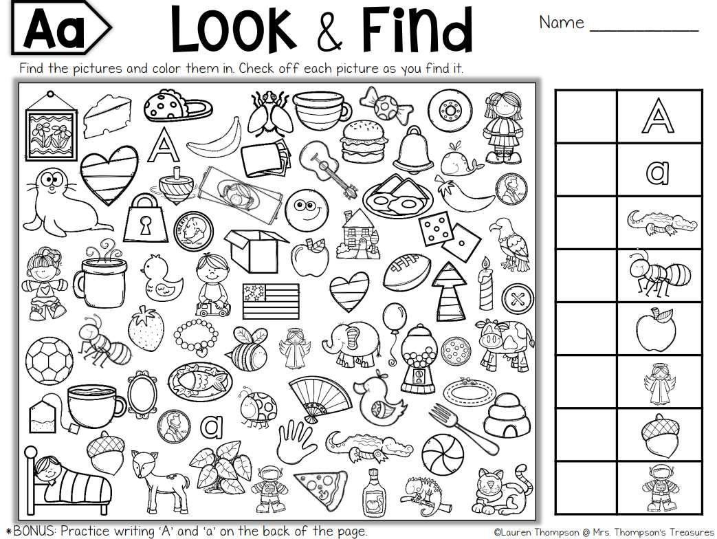 Free Printable Hidden Picture Puzzles For Kids Worksheets Library
