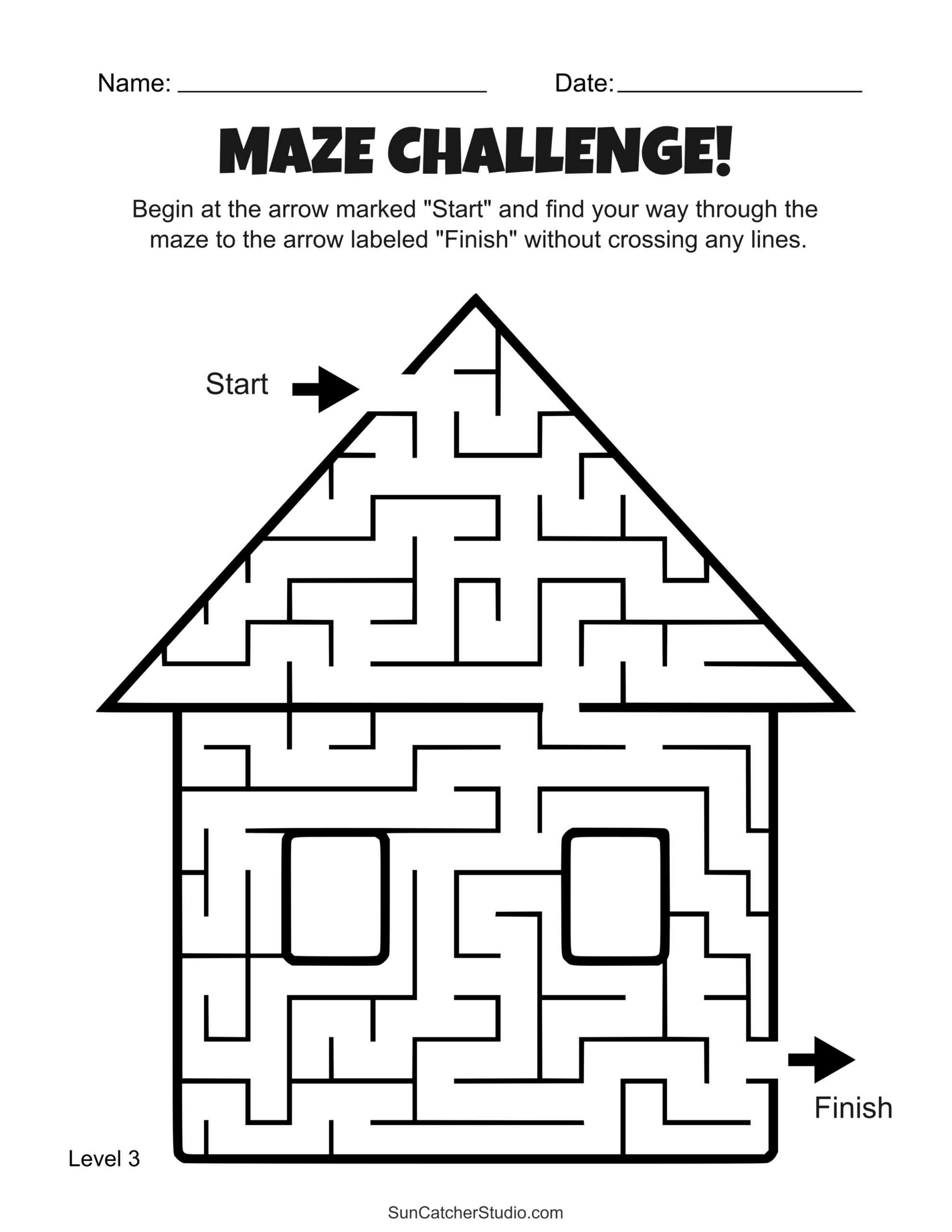 Free Printable Maze Activities And Puzzle Worksheets For Kids Free Printables Monograms Design Tools Patterns DIY Projects
