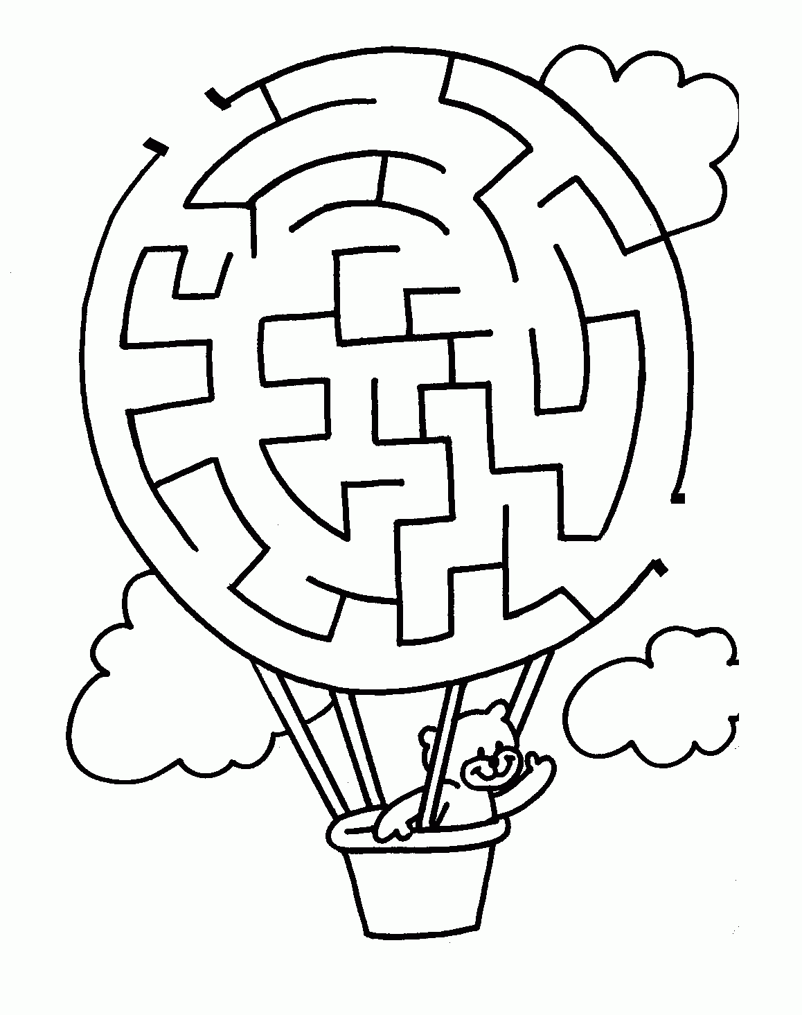 free printable mazes for kindergarten