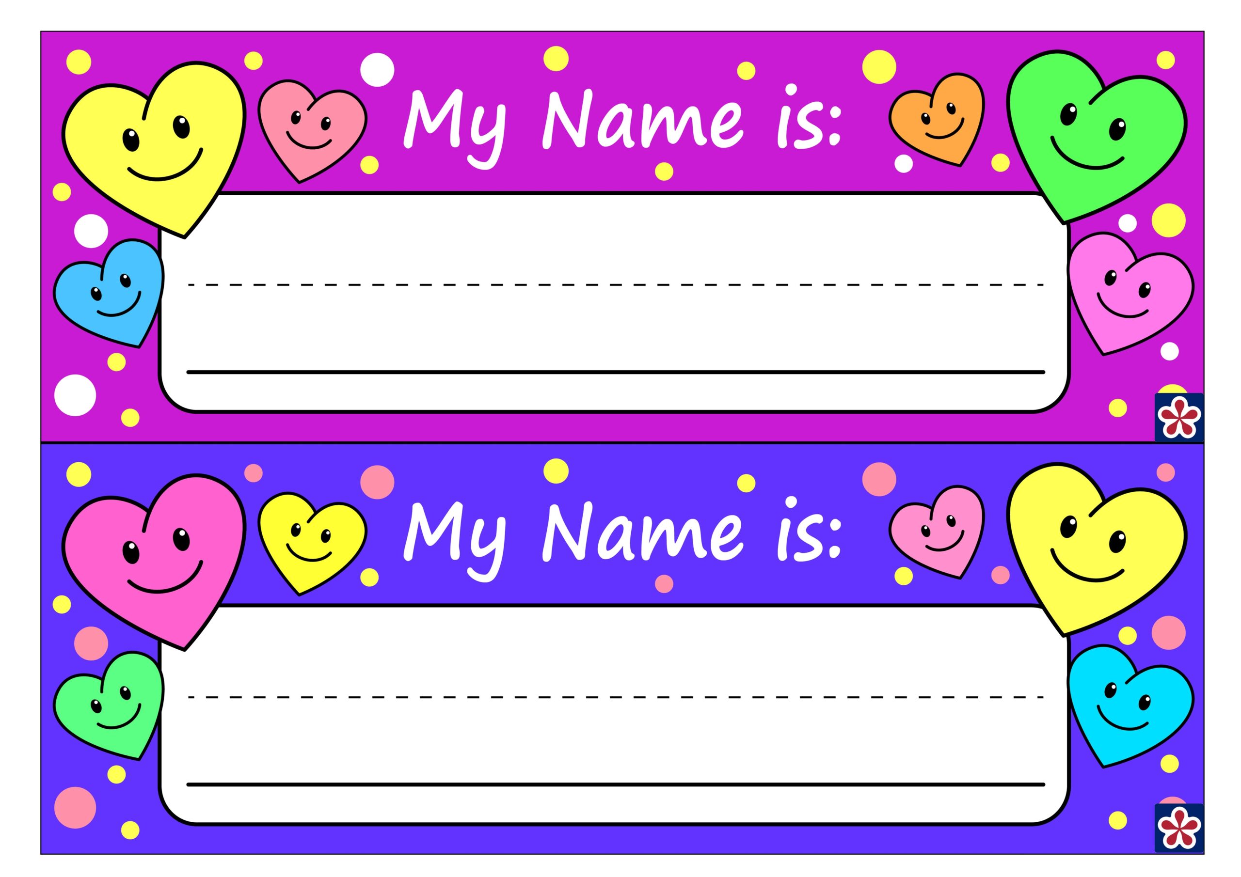 Free Name Plate Printable