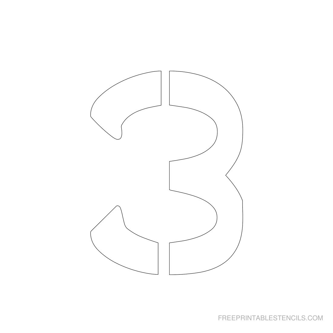 number stencils printable
