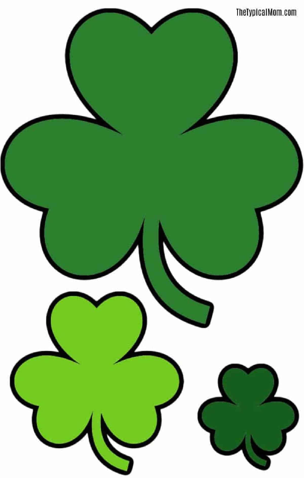 shamrock printable