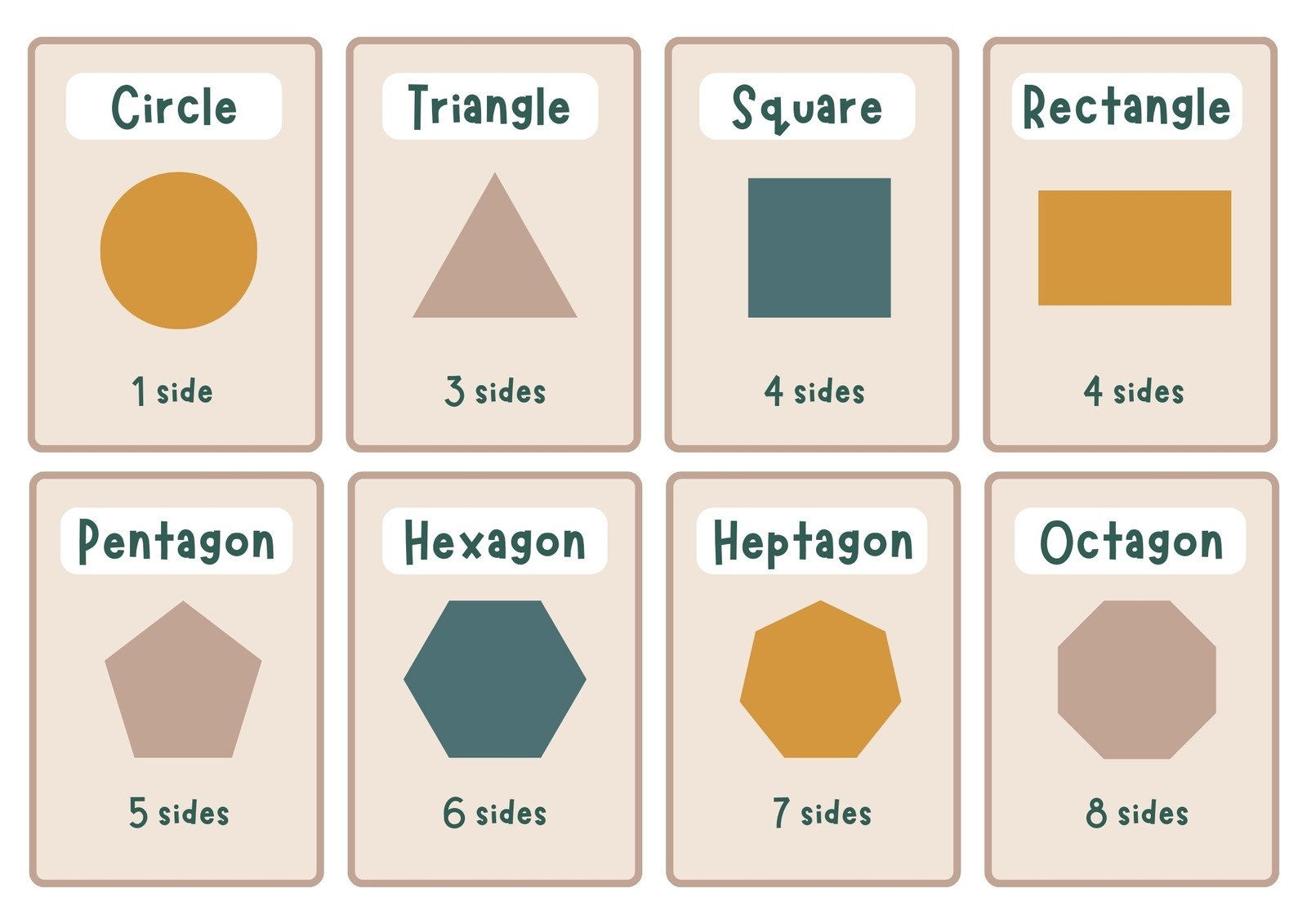 shapes printable