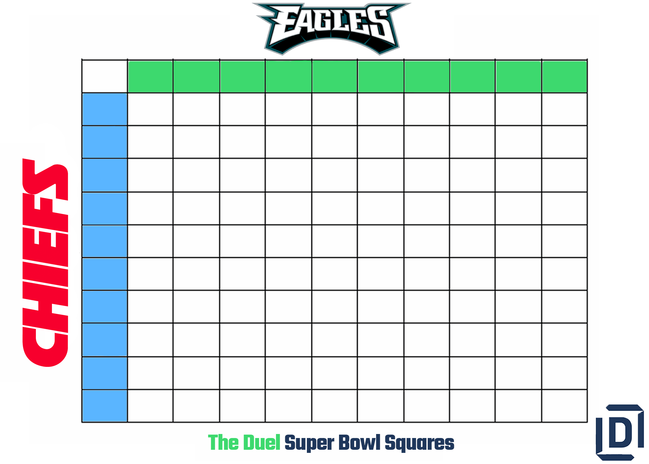 free printable football squares pdf