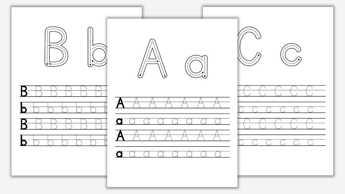 Free Uppercase Lowercase Letter Worksheets The Craft at Home Family