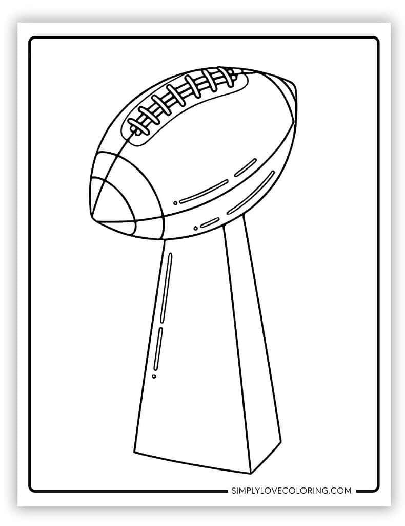 Fun Football Coloring Pages Free PDF Printables Simply Love Coloring