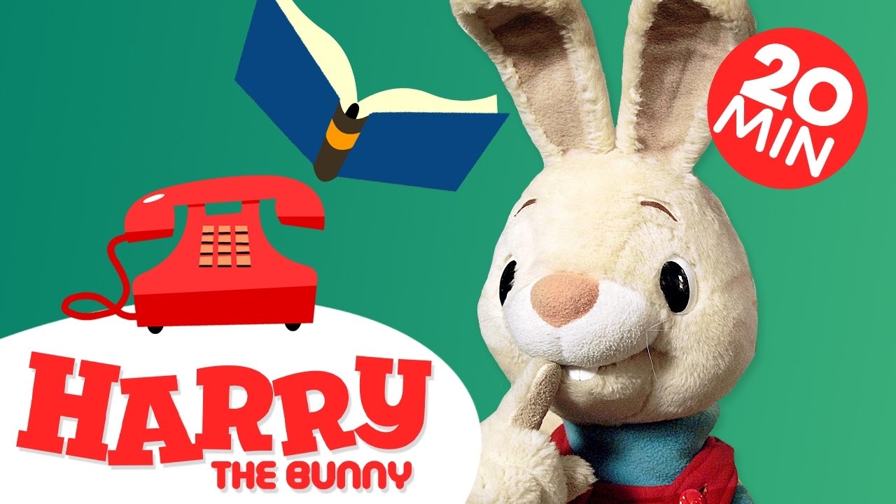 Fun Time With Harry Hide And Seek Drawing Reading For Kids New Words With Harry The Bunny YouTube