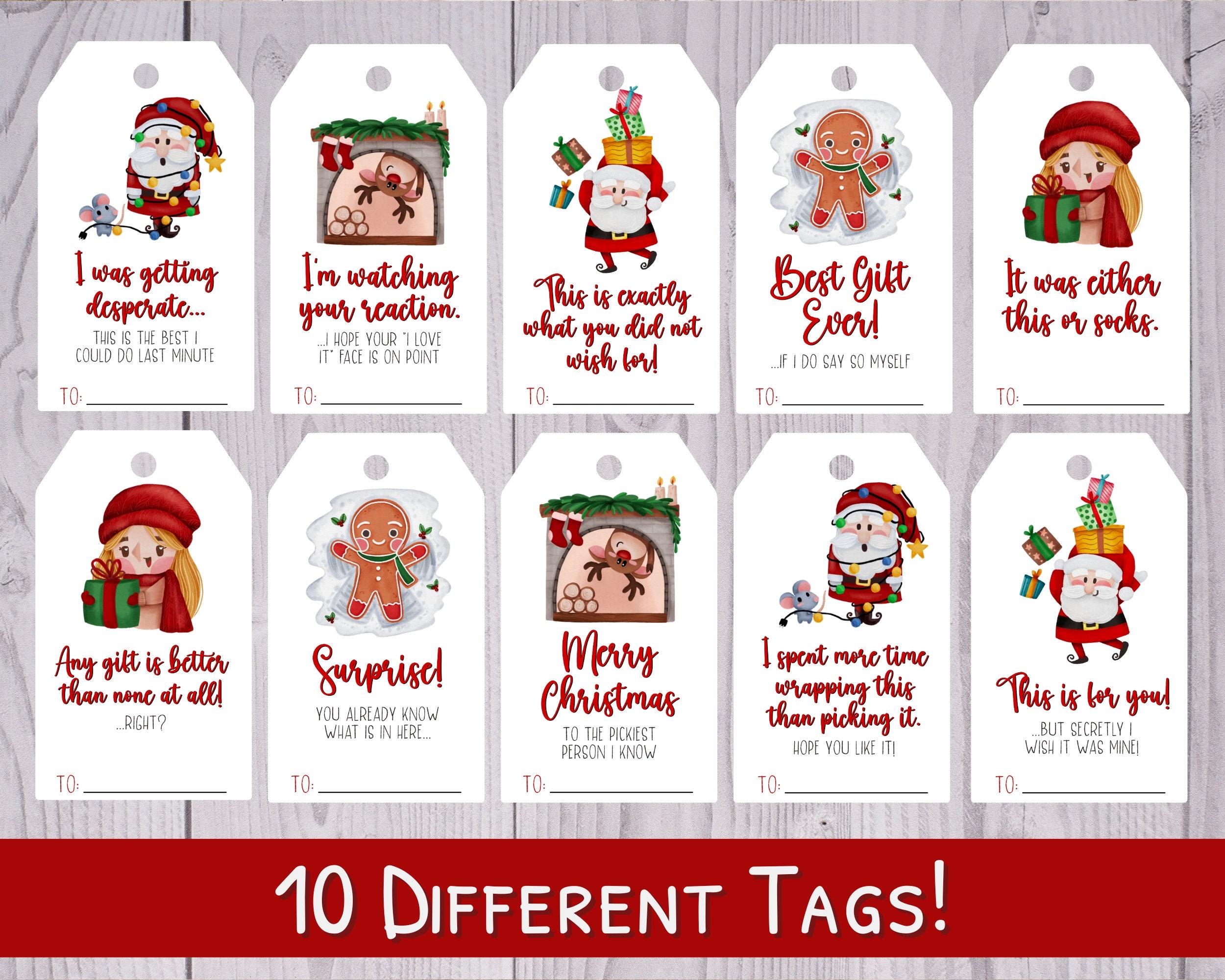 christmas to and from tags printable
