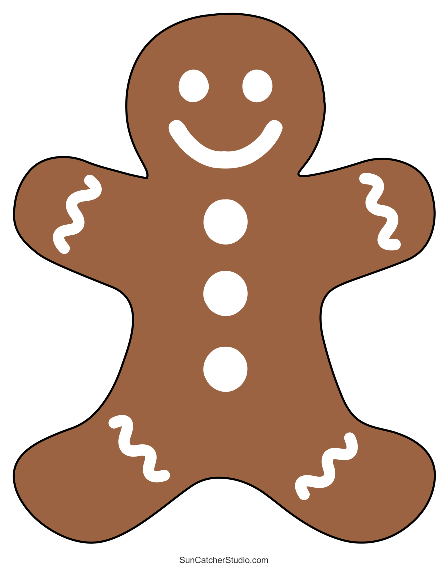Printable Gingerbread Men