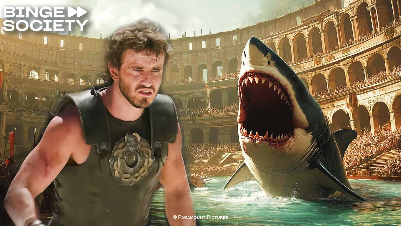did they put sharks in the colosseum