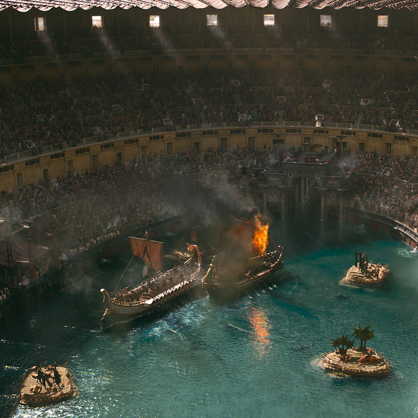 Did They Put Sharks In The Colosseum