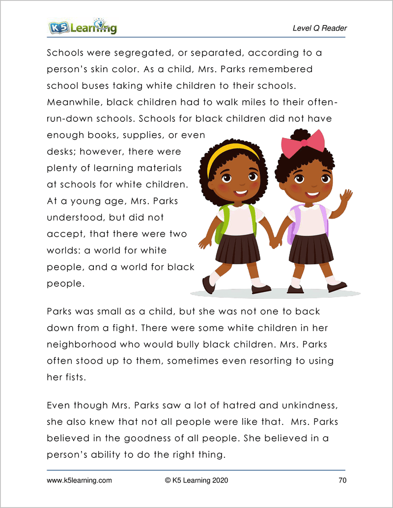 Grade 4 Reading Workbook Level Q K5 Bookstore