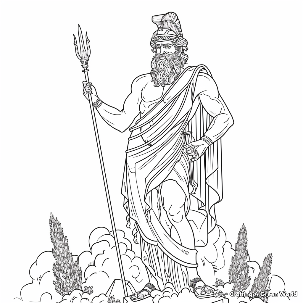 Greek Coloring Pages Free Printable 