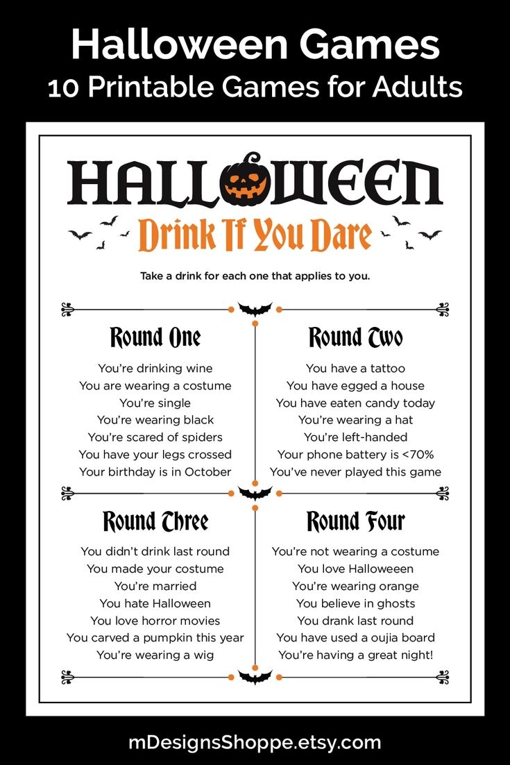 Halloween Party Printable Games For Adults Fun 10 Game Bundle For A Halloween Office Party Halloween Party Printable Games For Adults Fun 10 Game Bundle For A Halloween Office Party