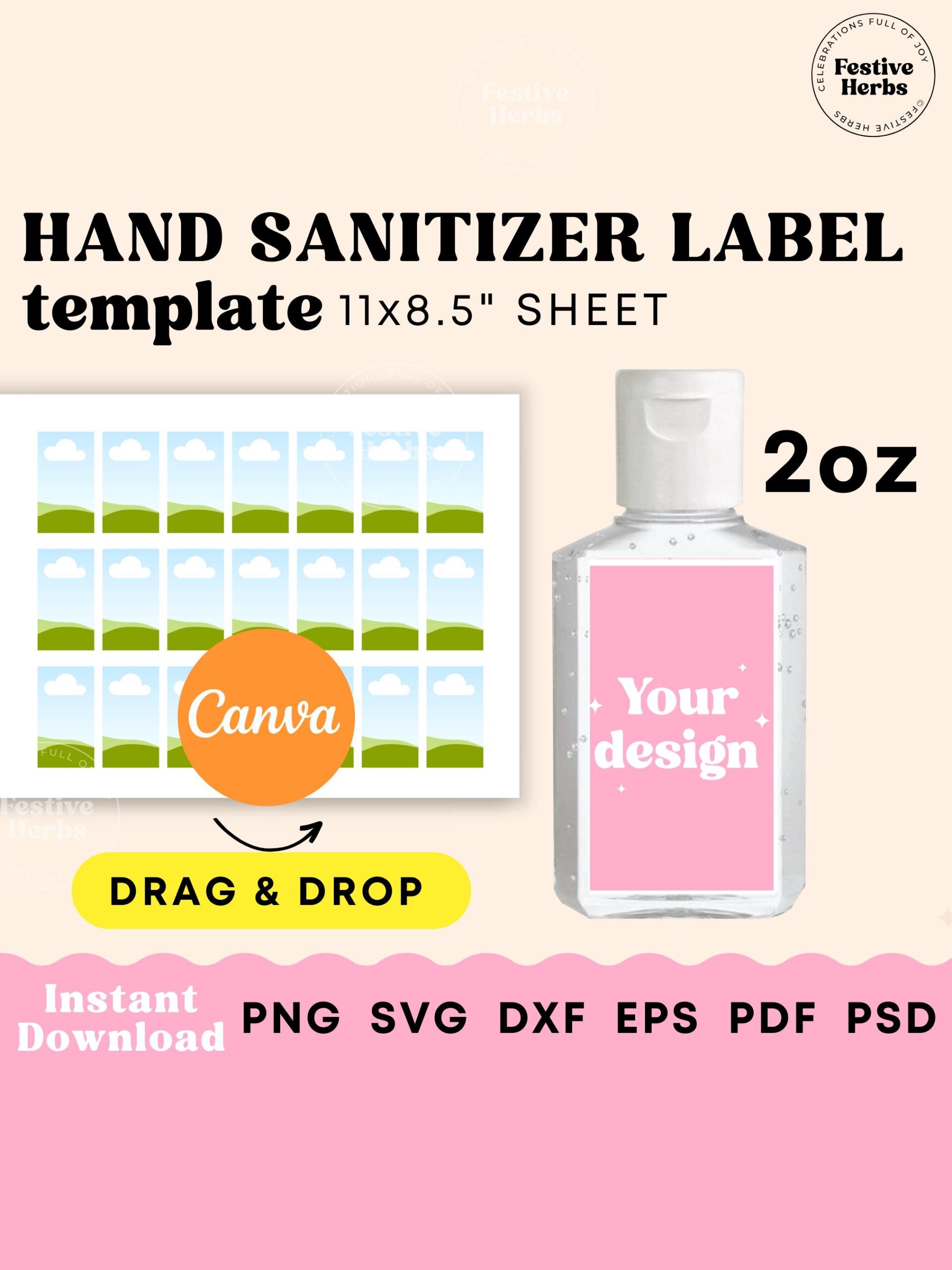 Hand Sanitize Label Template Hand Sanitize Label Baby Shower Bridal Shower Wedding Hand Sanitize Label Sticker Hand Sanitize Template Etsy Israel
