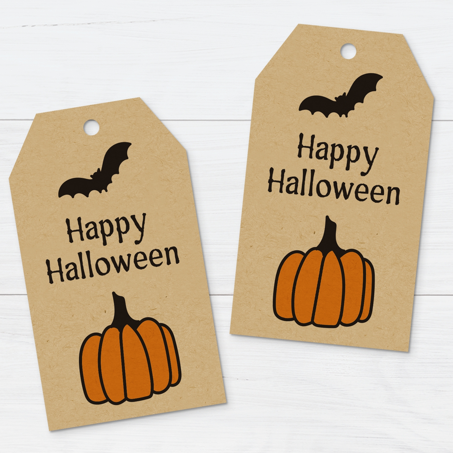 Happy Halloween Tags Free Printable