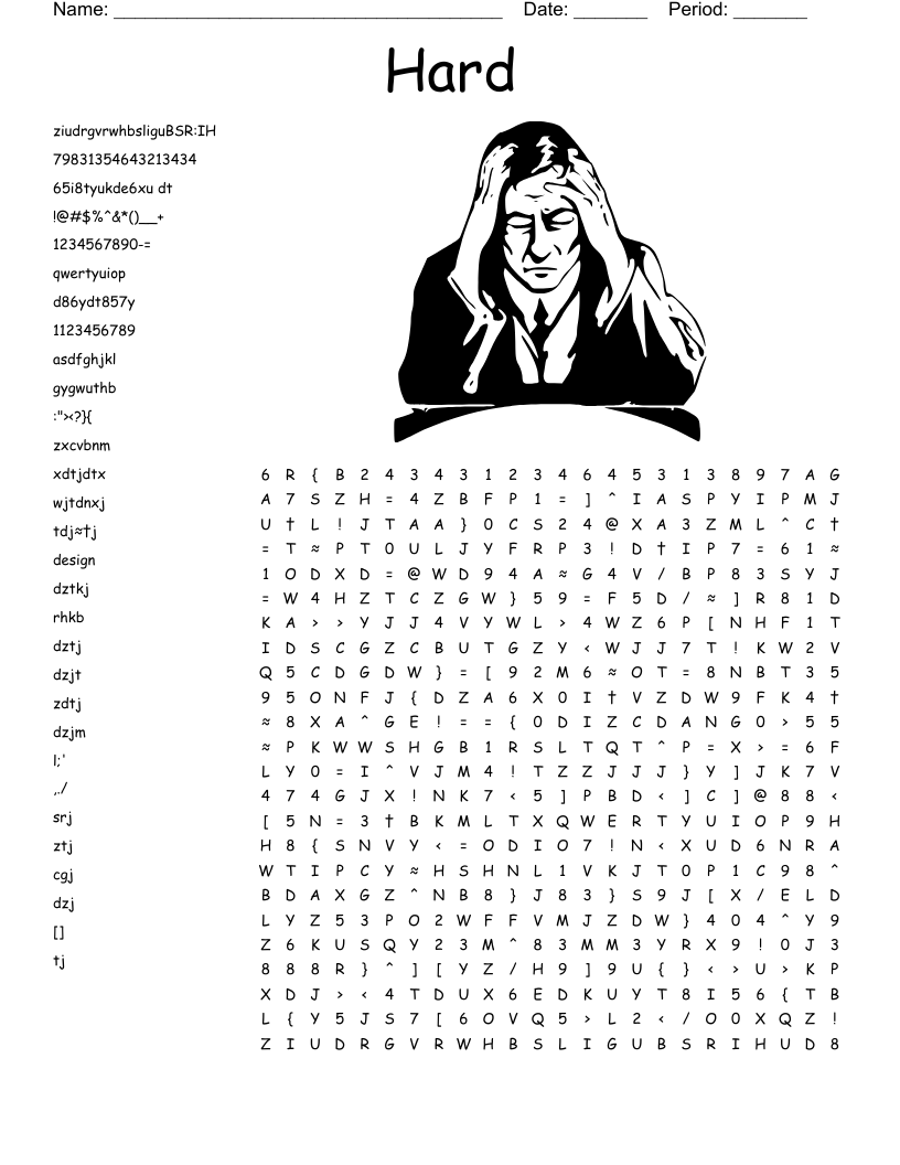 Hard Word Search WordMint