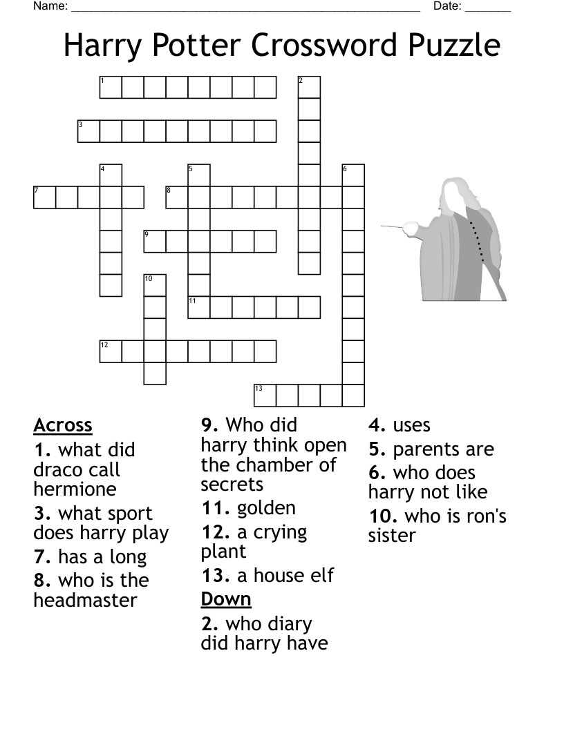 Harry Potter Word Puzzles