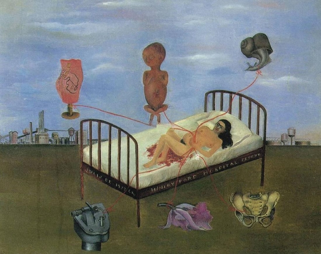Henry Ford Hospital 1932 By Frida Kahlo