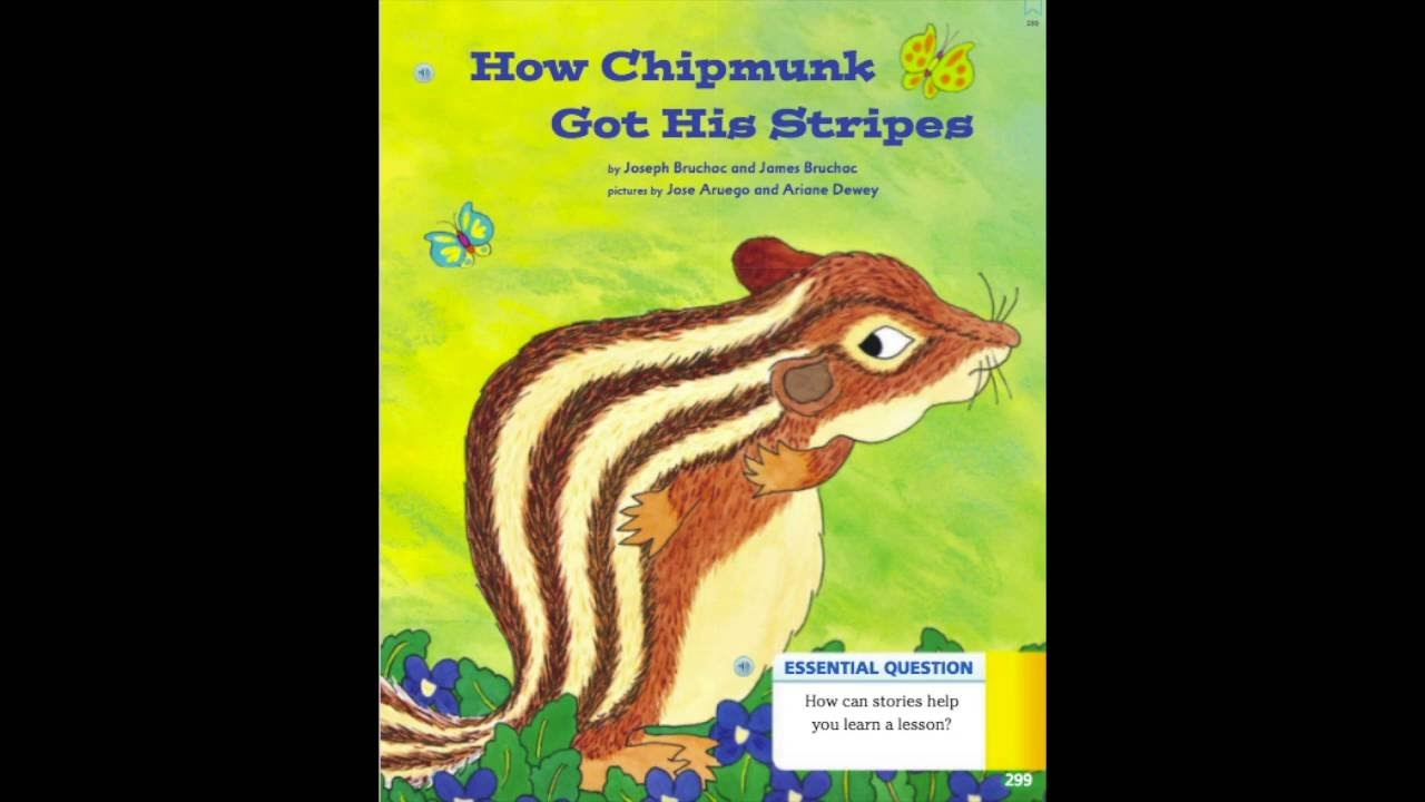 how chipmunk got his stripes