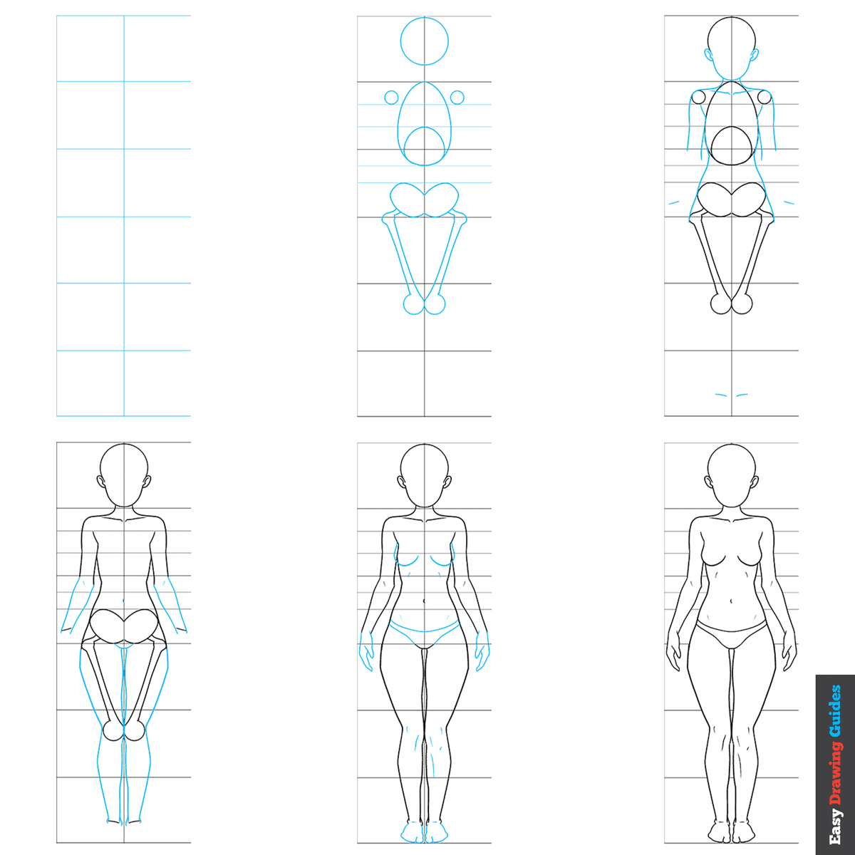 How To Draw An Anime Girl Body Base Easy Step By Step Tutorial How To Draw An Anime Girl Body Base Easy Step By Step Tutorial