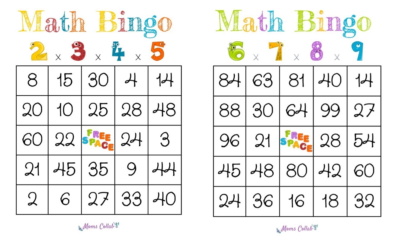 How To Make A Math Bingo Game To Help Kids Learn Arithmetic Worksheets Library