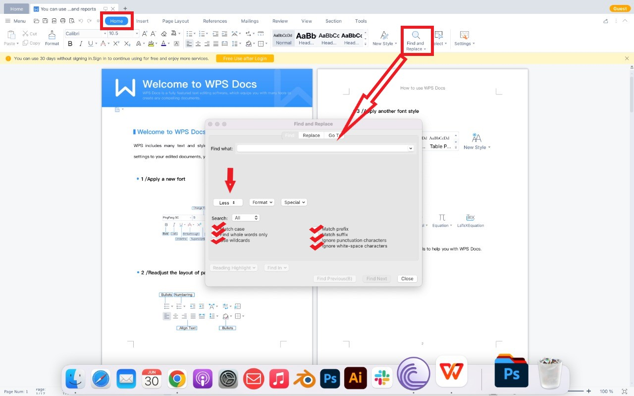 How To Search Words On A Page On Mac WPS Office Academy How To Search Words On A Page On Mac WPS Office Academy