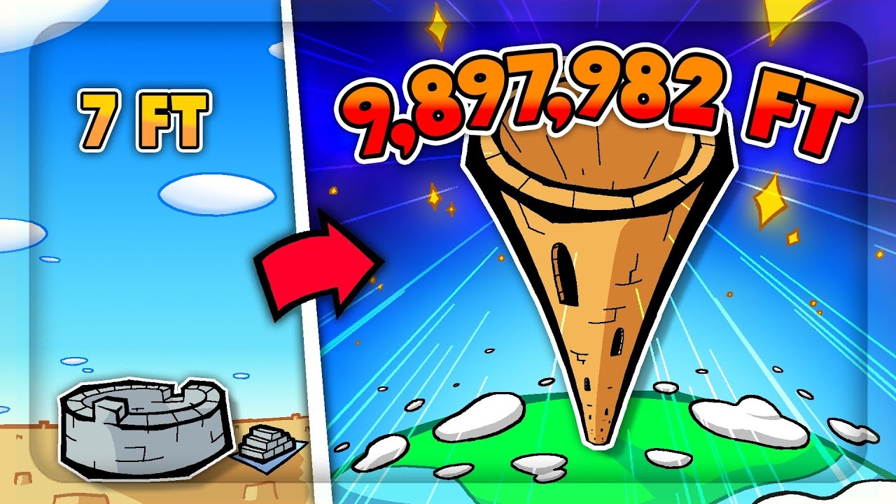 I Created A 9 897 982 Foot Tall Tower In Babel Tower YouTube