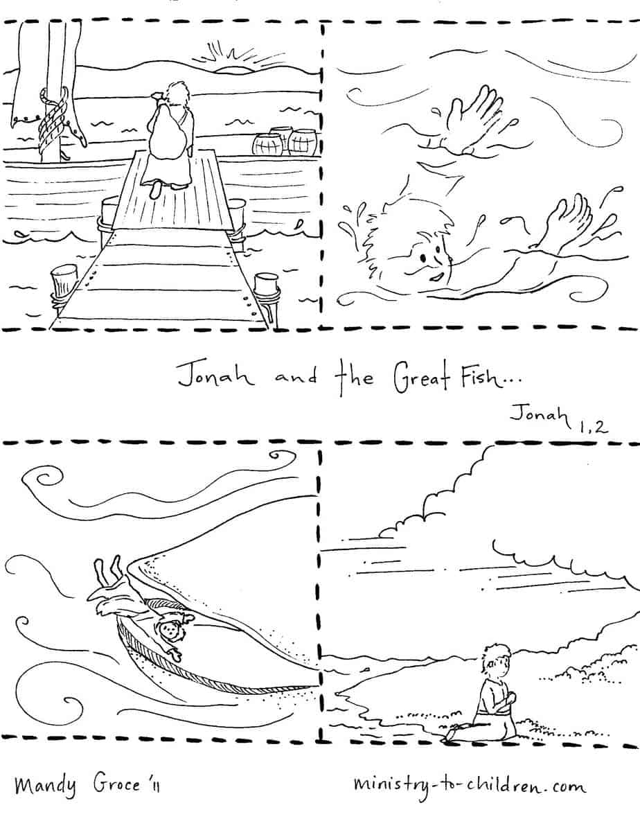 jonah and whale coloring page jonah and whale coloring page